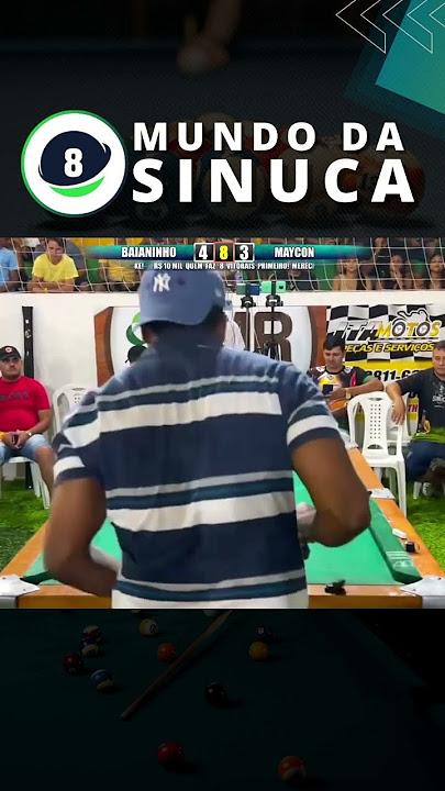 Baianinho de Mauá esboça reação! #sinucaaovivo #sinucashow #baianinhod