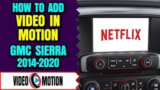 GMC Sierra 20142019 Intellilink Video In Motion While Driving Bypass DVD USB GM Interface LockPick