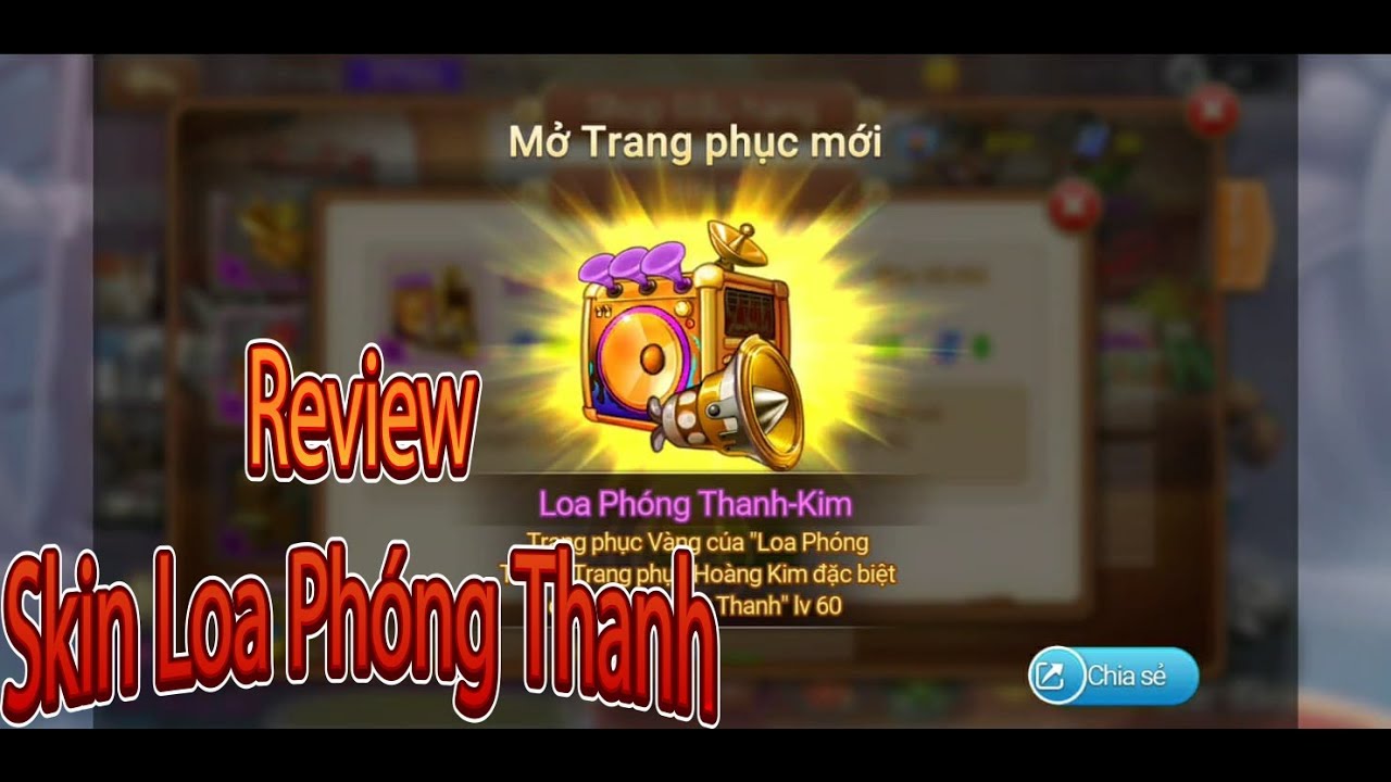 Garena DDTank:Review Trang Phá»¥c Loa Máº¡ VÃ ng|Skin Loa PhÃ³ng ... - 