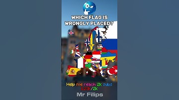 Which flag is wrongly placed #shorts #ytshorts #mapping #europe #map #flag #geography #flags #mapper