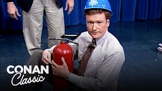 Dr. David Wright Gives Conan A Lesson In Practical Physics | Late Night with Conan O’Brien