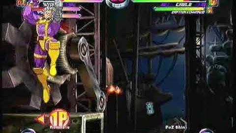 MvC2 Online (360): Brett (MSP) vs Theo (Scrub) 3 .:11.4.09:.
