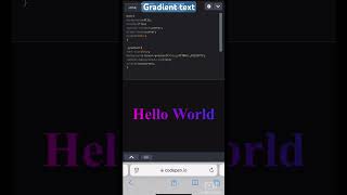 Gradient text css. #cssgradient #gradient #frontend #htmlcode #cssforbeginners
