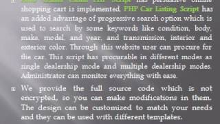 Auto Trader Clone Script- Auto Trader Clone PHP Script– i-Netsolution