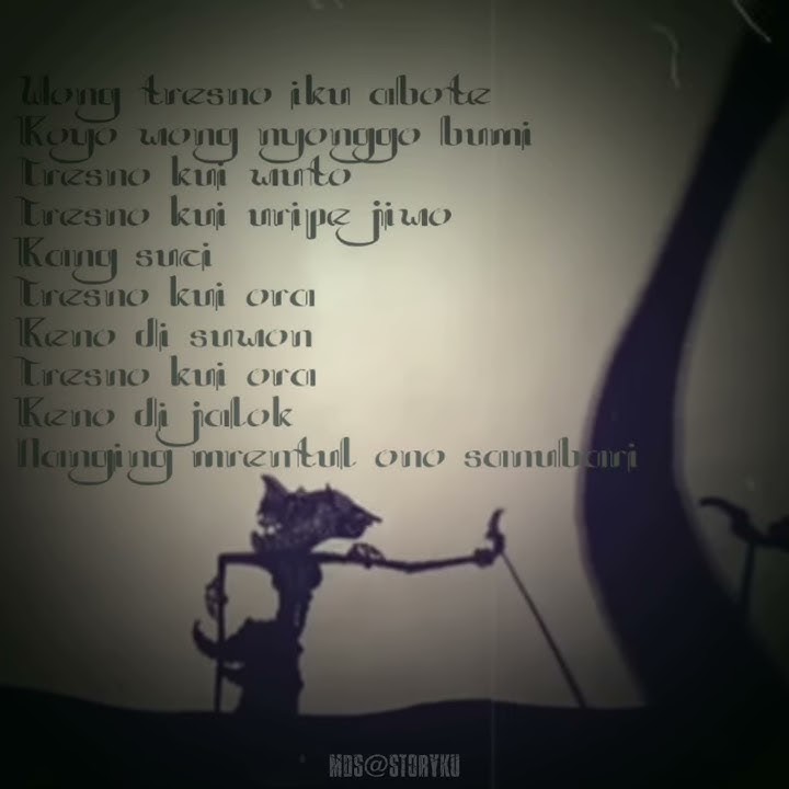 Status | story WA | IG wayang tresno
