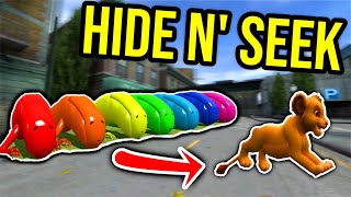 RAINBOW BRIDGE WORM - HIDE AND SEEK!! (Garry's Mod Nextbot)