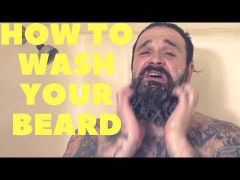 How to wash your beard and take care of it afterwards