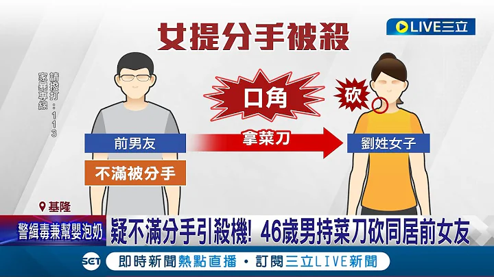 由爱生恨竟杀人! 基隆惊传恐怖情杀案 男子不满同居女友要分手 趁女子回租屋处拿东西痛下杀手 死者母怒批: 实在太惨忍│记者 林俊华 胡嘉珍│【LIVE大现场】20230713│三立新闻台 - 天天要闻