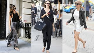 OUTFITS CON SANDALIAS BAJAS Y CÓMODAS || LOOKS CASUALES- SANDALIAS PLANAS-  MODA - TENDENCIAS - YouTube