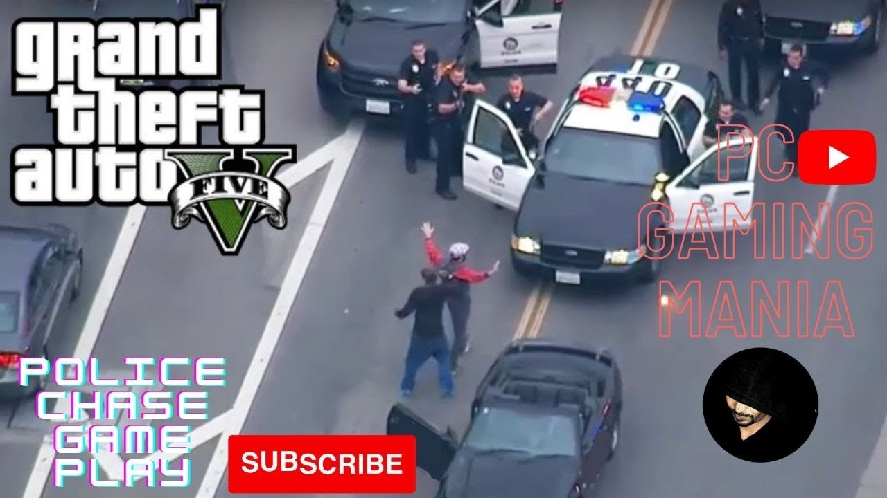 Grand Theft Auto V | Police Chase Game play | PC Gaming Mania - YouTube