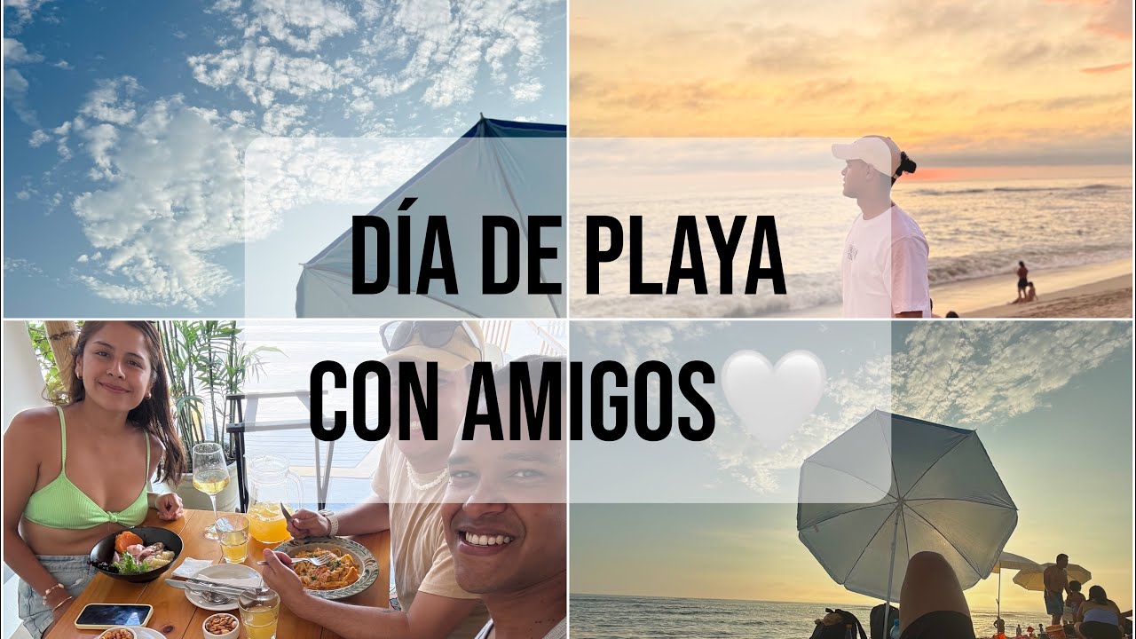 Día de playa con amigos🏝️☀️