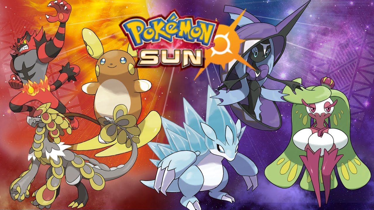 My Team For Pokemon Sun & Moon (Part 2): Presenting MegaCrasher's SUN ...