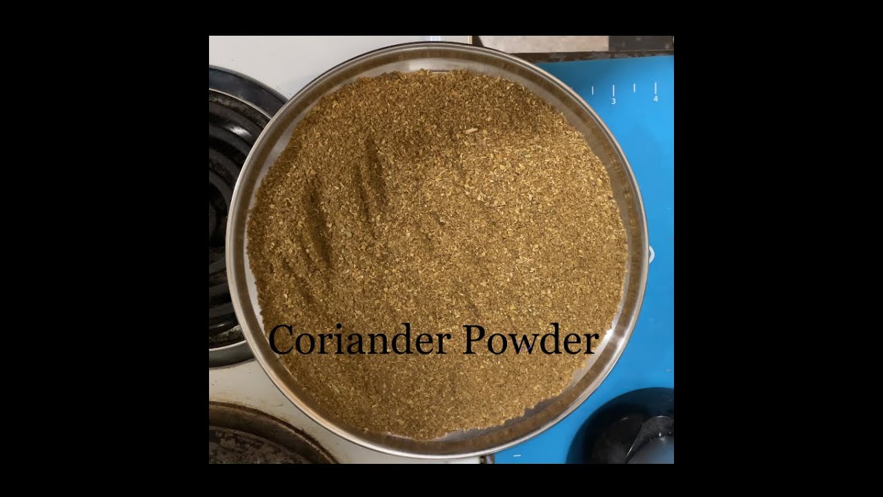 How to make coriander/cilantro powder at home in easy steps! YouTube