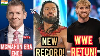 Can Roman Reigns Create History After 35 Years ? Endeavor Buy WWE logan Paul Return Date Revealed |