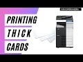 Best Way To Print on Thick cardstock In DI Machine