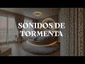 Sonidos de tormenta para un sueño profundo | Ambiente de tormenta nocturna