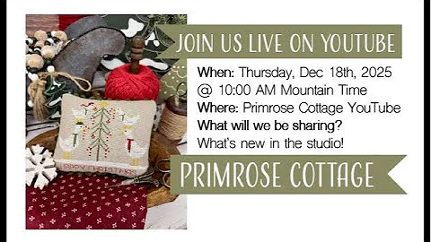 December 18th, 2025 Live FlossTube & QuiltTube