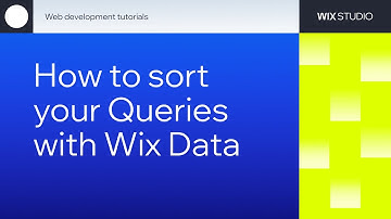 How to Sort Your Queries with Wix Data