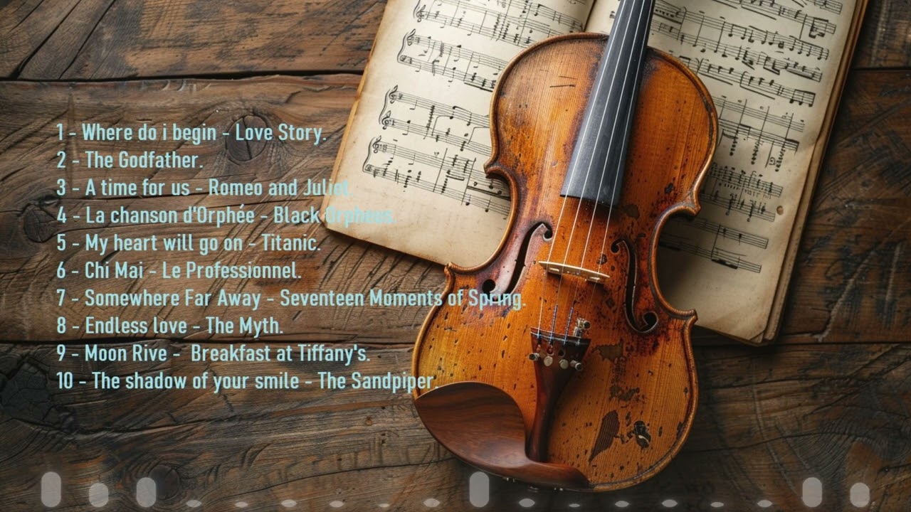 Collections 7 (Violin cover - Bảo Lư)  - Top 10 Greatest Movie Theme Songs.