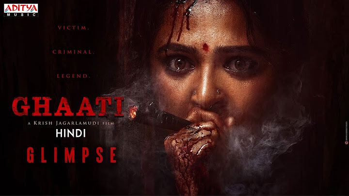 GHAATI Glimpse (Hindi) | 'The Queen' Anushka Shetty | Krish Jagarlamudi | Nagavelli Vidya Sagar