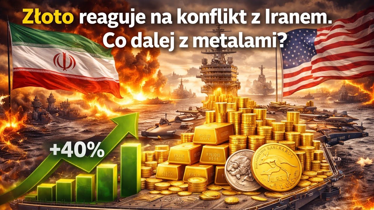 Złoto reaguje na konflikt z Iranem. Co dalej z metalami?  #srebro #złoto #inwestowanie #rekinsrebra 