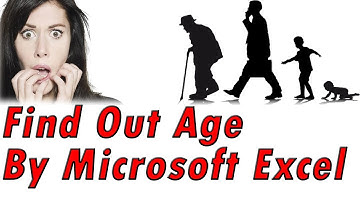 আপনার বয়স বের করুন এক্সেল ফাংশন ব্যবহার করে | Microsoft Excel Age Function