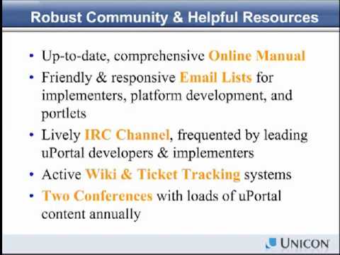 uPortal 4 - Part 1 of 6 - High Level Overview