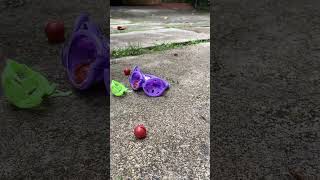 Crushing Crunchy \& Soft Things by Car! Experiment car vs Giant Orbeez Water Balloon