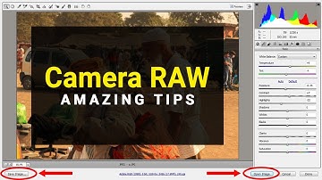 Camera RAW Photo Editing | How to Open Photo in Camera RAW Photoshop