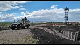 تعزيز الحدود الأوكرانية مع روسيا في إقليم خاركيف