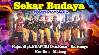 SEKAR BUDAYA CAMPURSARI HAJAT : BPK NGAPURI _ KUSO - KALISONGO - DAU MALANG