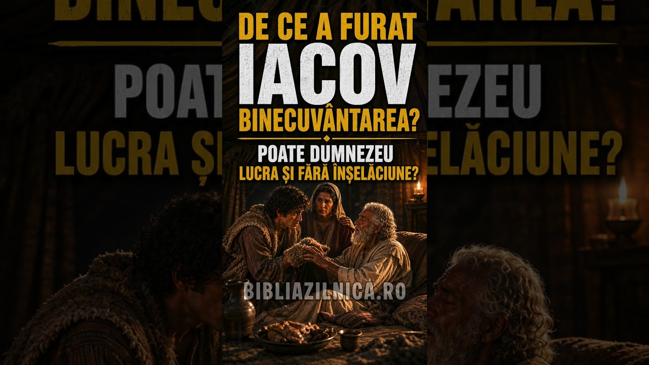 De ce a furat Iacov binecuvântarea? Poate Dumnezeu lucra și fără înșelăciune? - Întrebări biblice