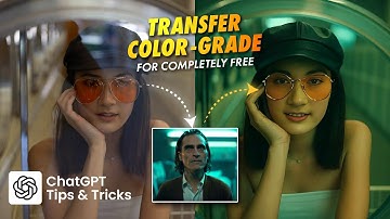 Use ChatGPT to Copy COLOR-GRADE with a SINGLE PROMPT! AI Tips & Tricks