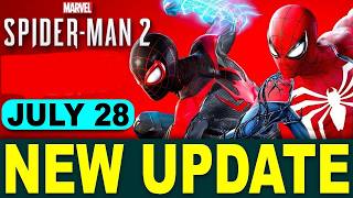 Marvel's Spider Man 2 Update 1.005 Patch Notes | 2 New Suits, PS5 Pro PSSR & Power Saver Mode