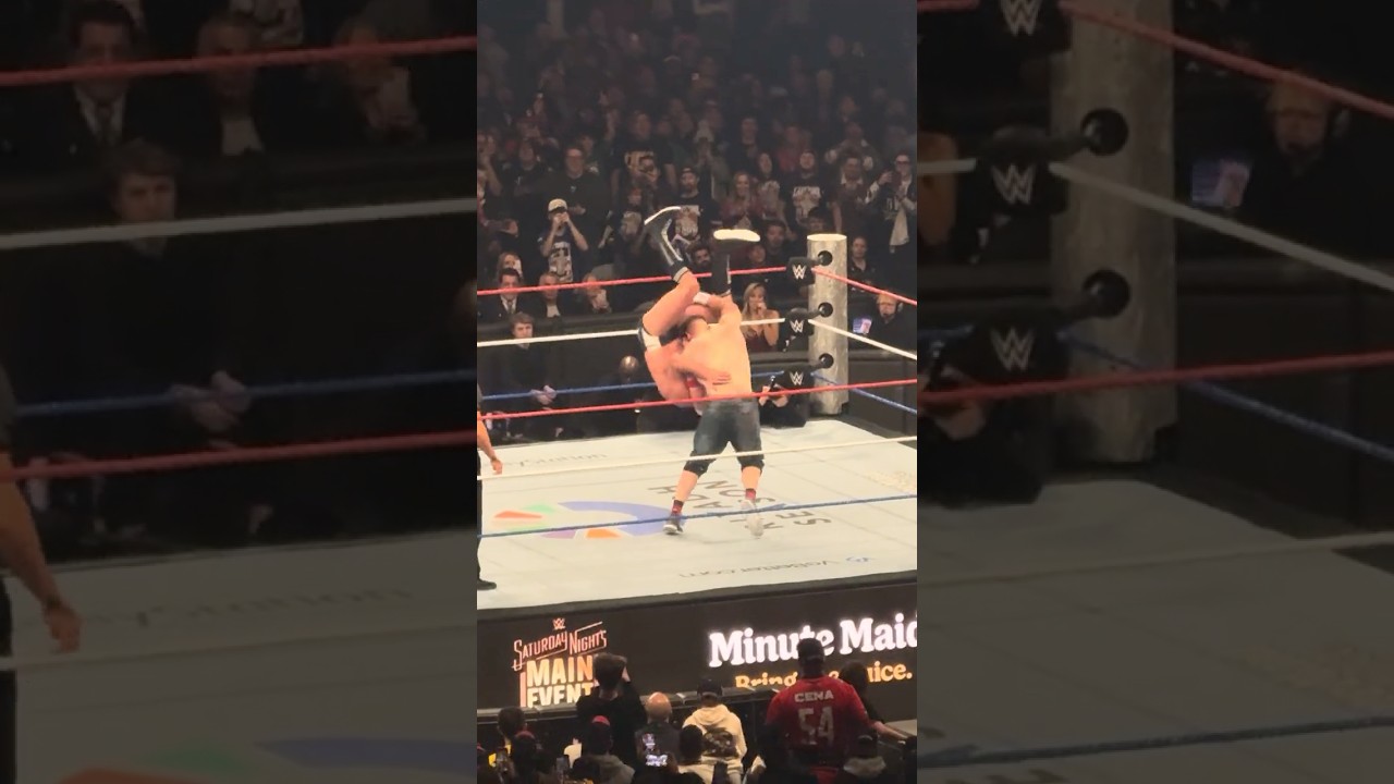 Cena goes for the pin (Main Event 12-13-25 Capital One Arena)