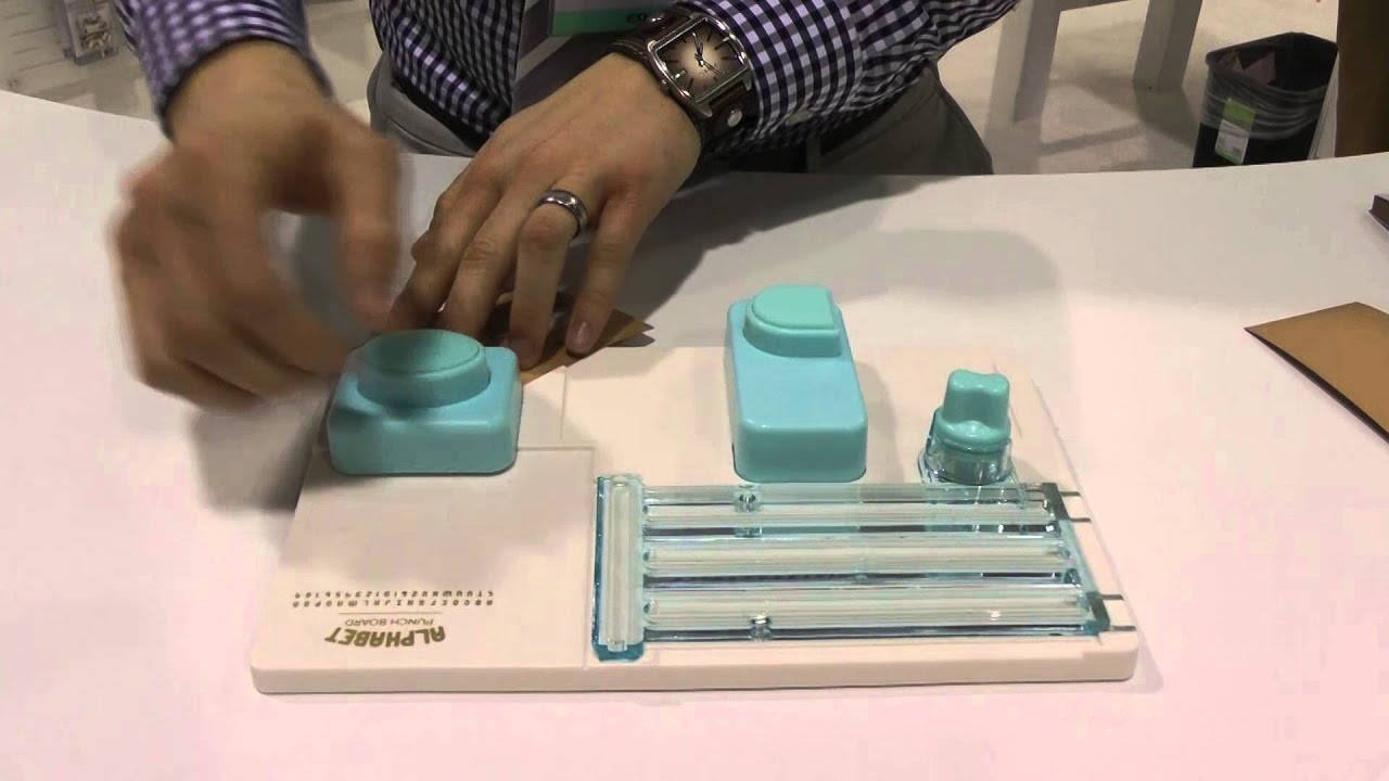 CHA Mega Show 2016  WeR Memory Keepers Alphabet Punch Board CHA 2016