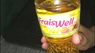 Uji alir minyak goreng fraiswell, vs bimoli, camar, filma, kco dan sabrina