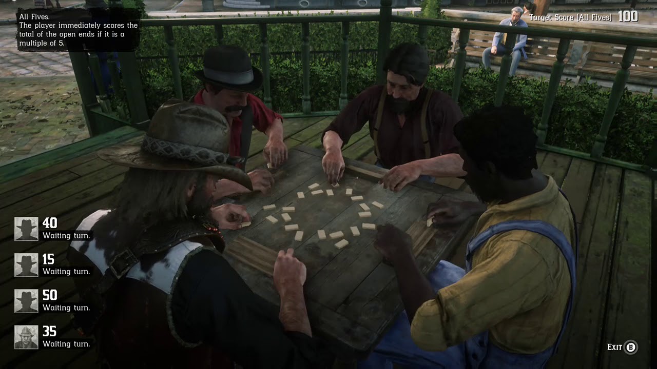 Red Dead Redemption 2 Gambling Dominos st Denis pt 1 YouTube