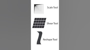 Adobe Illustrator Using Scale, Shear & Reshape Tool #illustration #tools #rkdesigns
