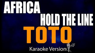 Karaoke - Africa, Hold the line - Toto 🎤