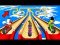 Ssshinchan and franklin tried impossible triple loop mega ramp jump challenge by cars bikes in gta 5