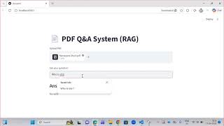 Enterprise PDF Q&A System using RAG + LLM | LangChain + FAISS Demo