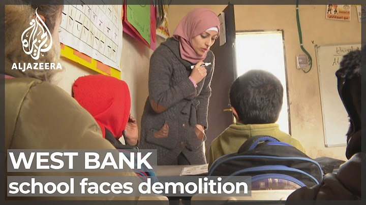 West Bank students fear school will be latest victim of Israeli demolition