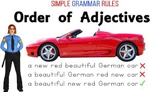 Order of Adjectives English Grammar Lessons and Worksheets