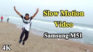 Samsung Glaxy M51 Slow Motion Video Camera Test at Low Light