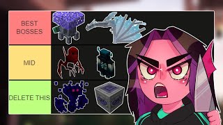 My 2024 MINECRAFT BOSS Tier List!