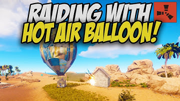Flying to my Neighbours Base and Raiding Him! - Rust Solo Survival Gameplay