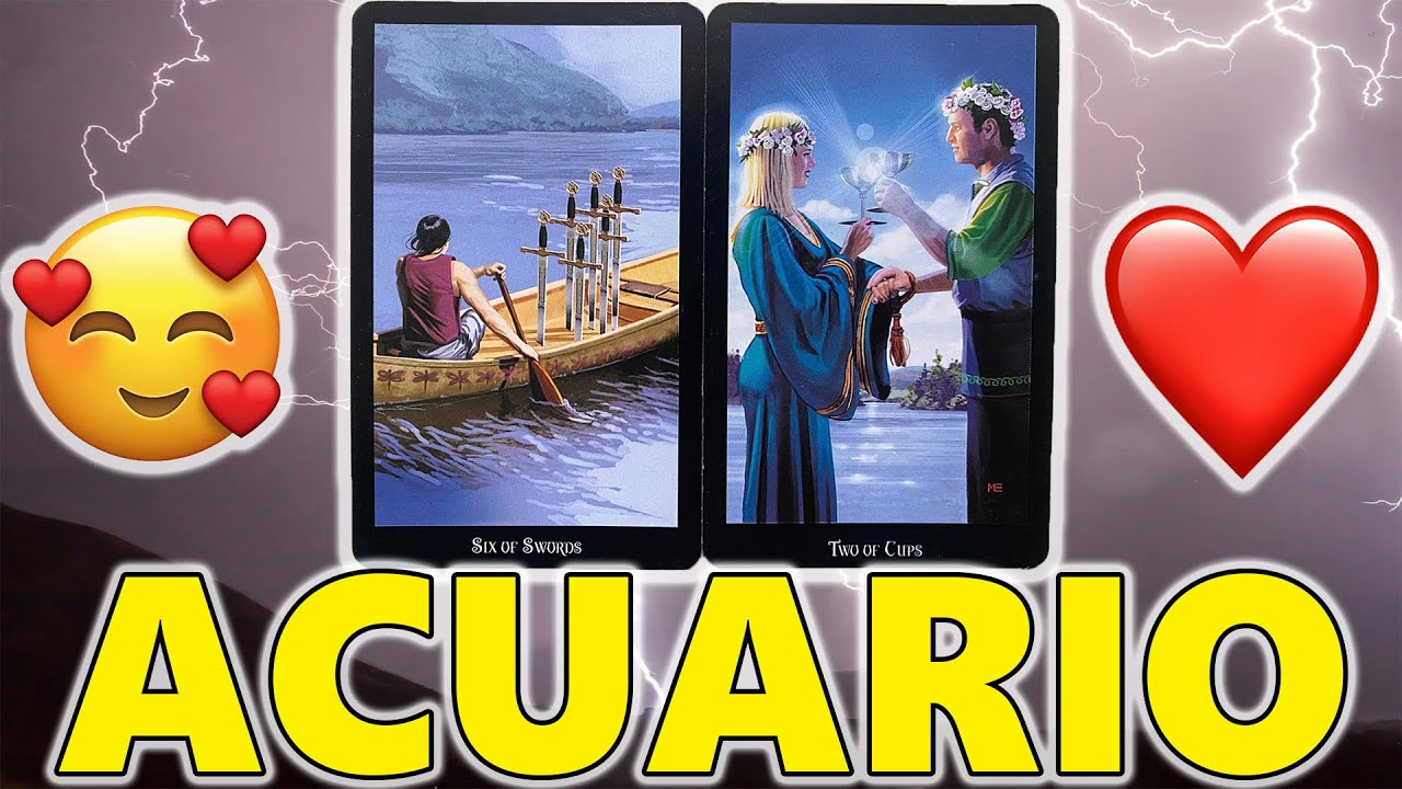 ACUARIO, ¡EL DESTINO HA MARCADO TU CAMINO EN EL AMOR, Y NO PUEDES ...