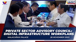Meeting with the Private Sector Advisory Council: Digital Infrastructure Workplans 11/28/2023