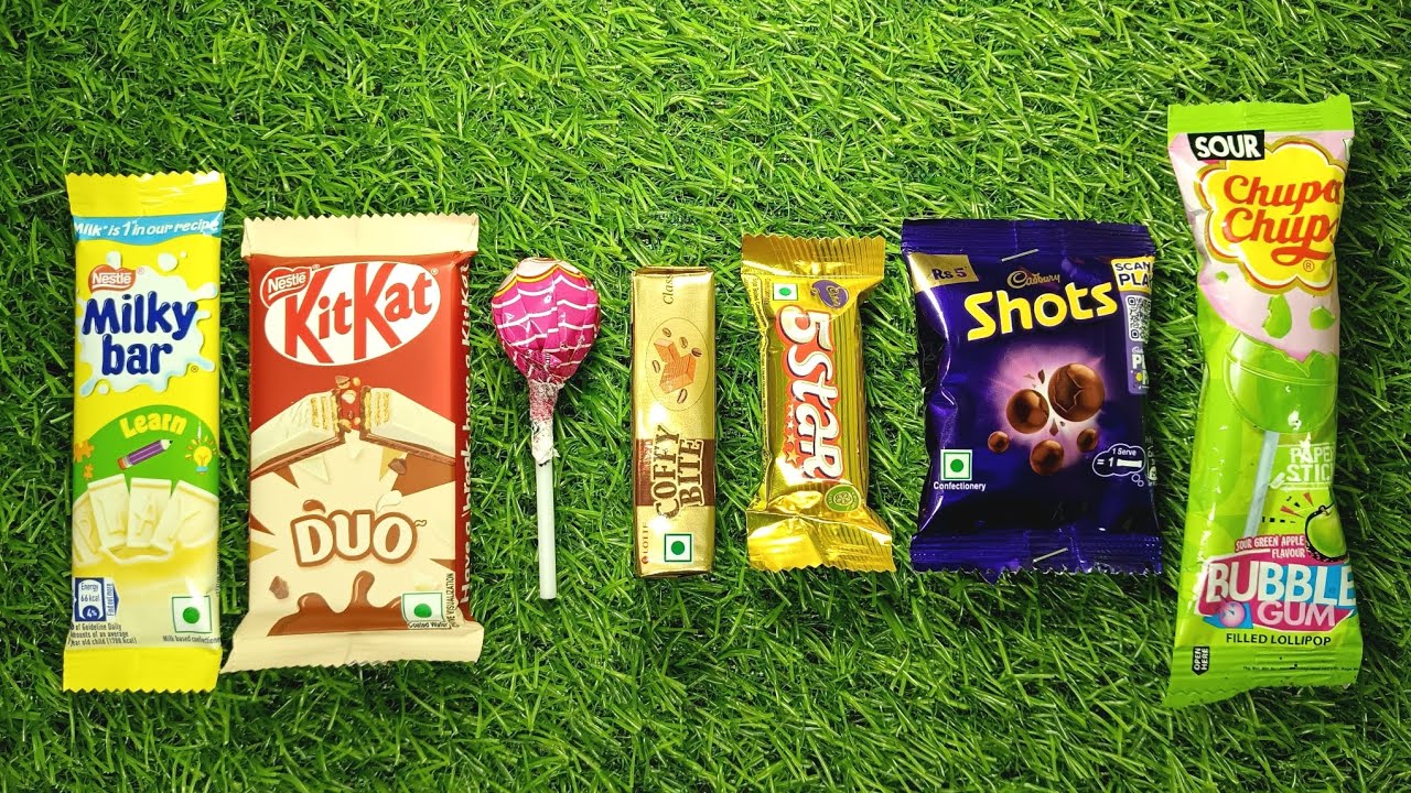 ASMR Most Favourite Candy / Some lots of Colourful lollipop Candy / Unboxing Chocolate 